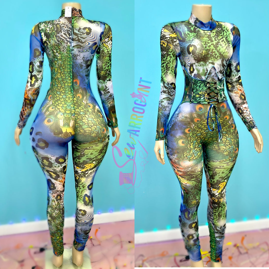 Exotic bird bodysuit